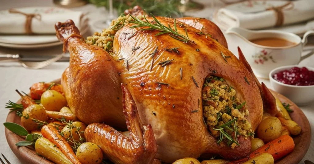 Herb Stuffed Turkey Herb Stuffed Turkey