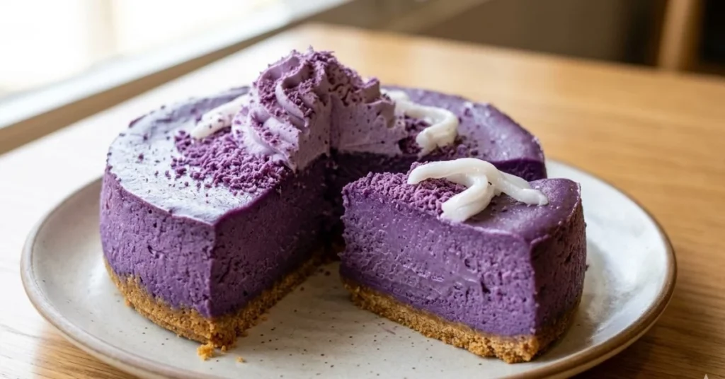 Ube Cheesecake
