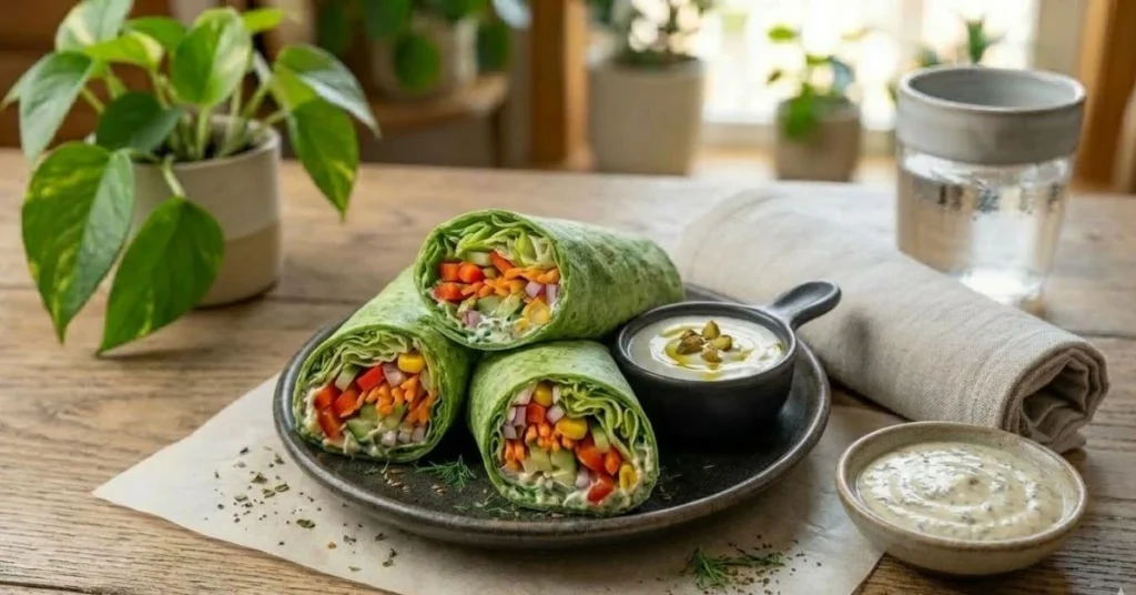 Vegetable Salad Wraps