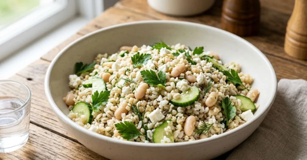 White Grain Salad