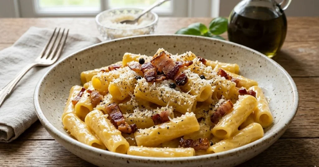 Ziti Carbonara