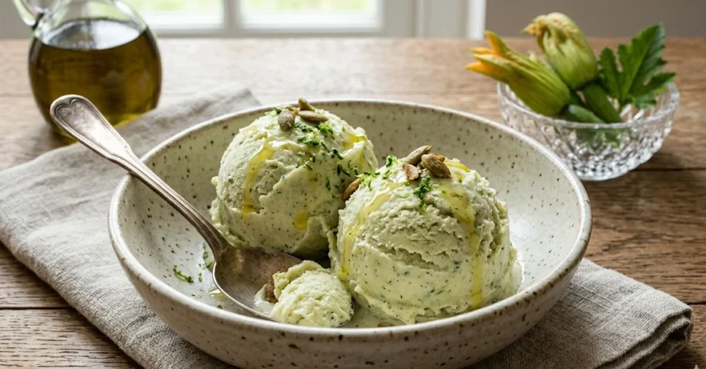Zucchini Ice Cream
