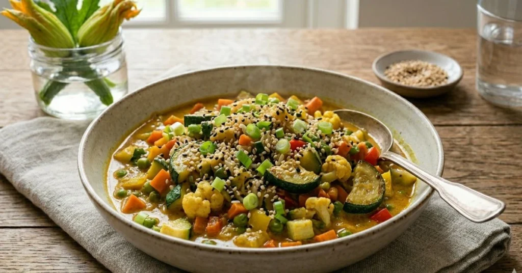 Zucchini Mixed Veg Curry
